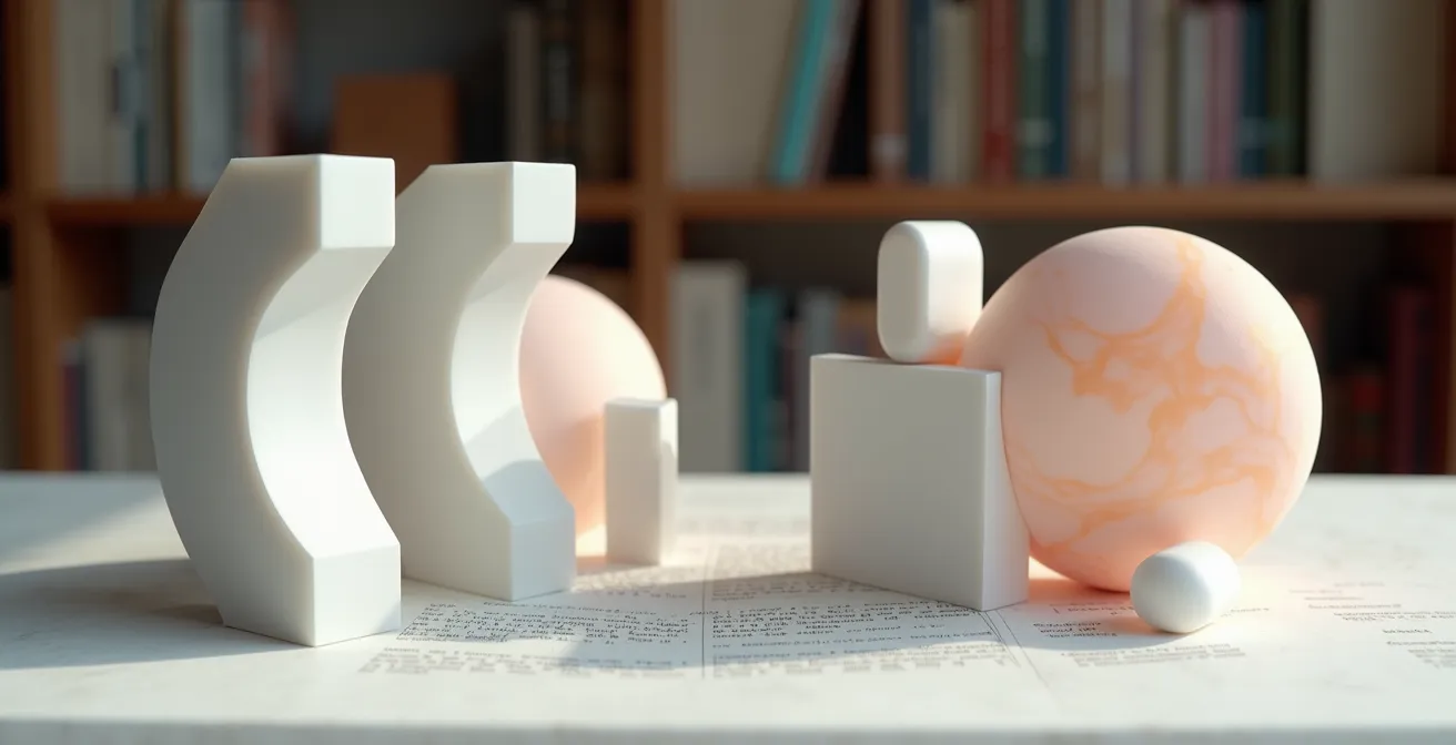 Mise en scène éditoriale d'une citation avec guillemets typographiques français