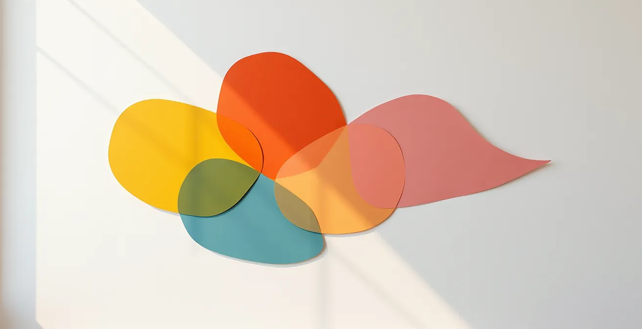 Formes organiques découpées inspirées de Matisse créées avec clip-path CSS