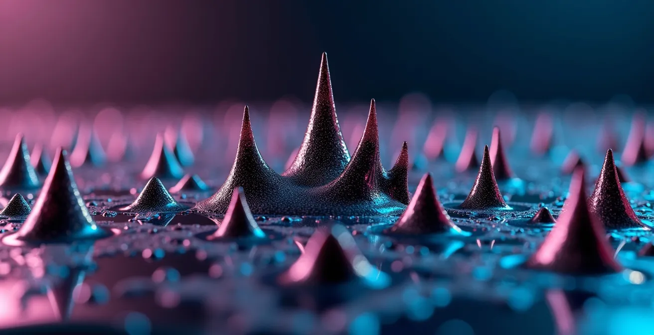 Démonstration visuelle de l'effet magnétique sur un bouton d'appel à l'action