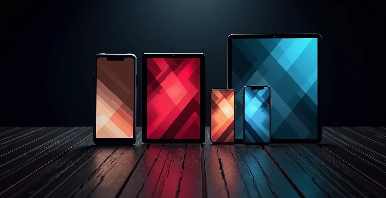 Simulation de différentes tailles d'écran dans le mode responsive des DevTools